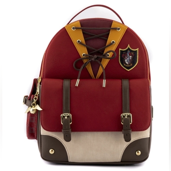 Loungefly Harry Potter Gryffindor Quidditch Mini Backpack